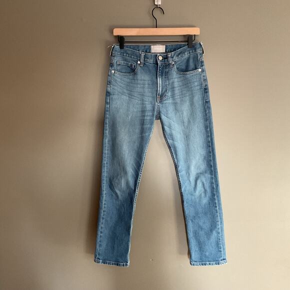 Everlane The Modern Boyfriend Jeans Size 26 Medium Wash Blue Denim Relaxed Fit‎ - Picture 4 of 16